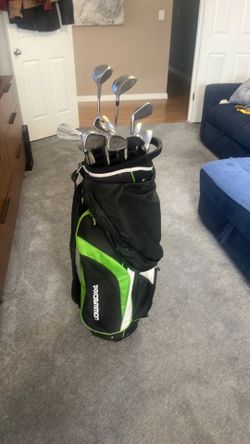 Mixed Clubs Golf Set W/Golf Balls, Tees, Accessories, Jones Bag