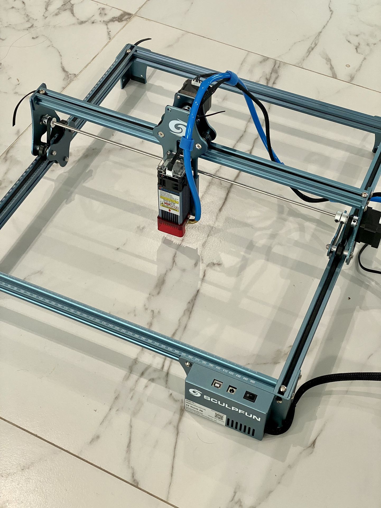 Sculpfun S9 Diode Laser Engraver/Cutter Kit with Air Assist and Honeycomb