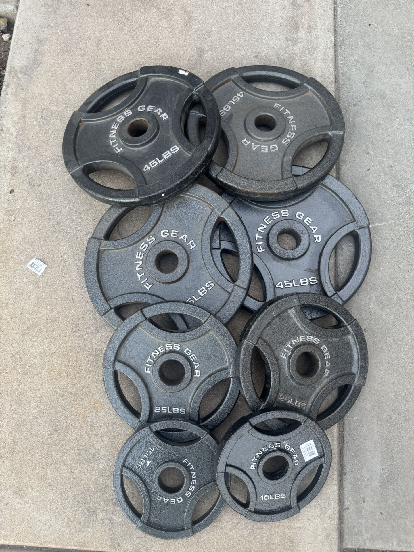 250lbs of Olympic weights firm price