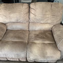 Free sofa and loveseat with electric foot rests