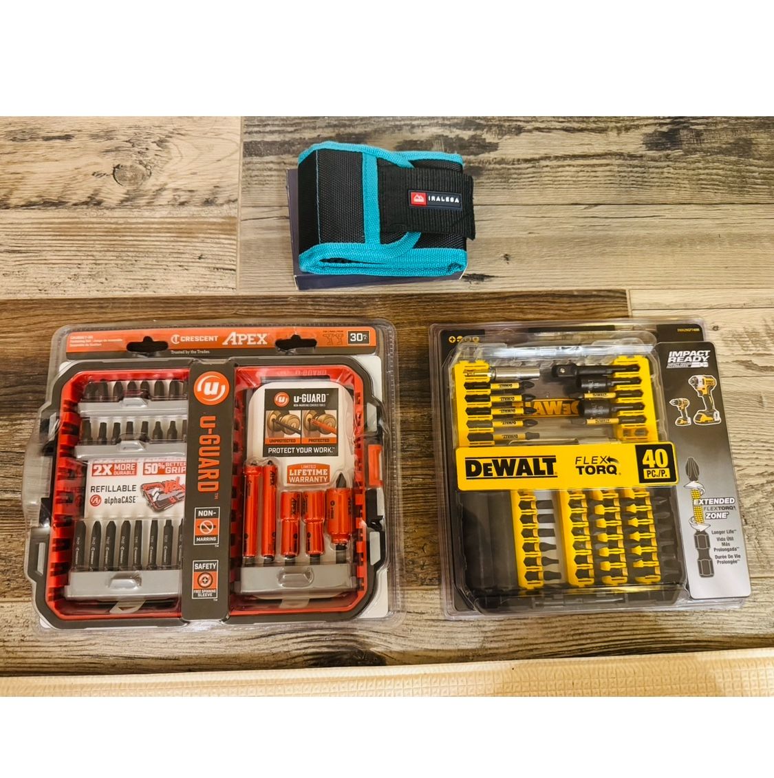 Flex Torq 1/4-in x Impact Driver Bit And Crescent Apex u-GUARD 1/4-in x Impact With Magnetic Wristband