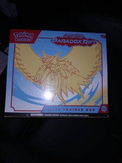 Paradox Rift Pokemon Trading Card Game Elite Trainer Box