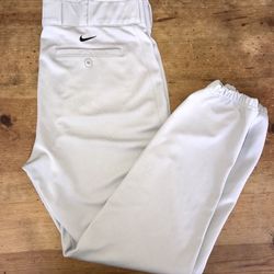 Vintage Nike Baseball Pants Grey Mens Large