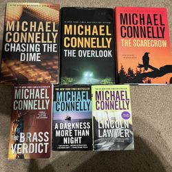 Michael Connelly Thriller Mystery Book Set – 6 Books - $25 OBO