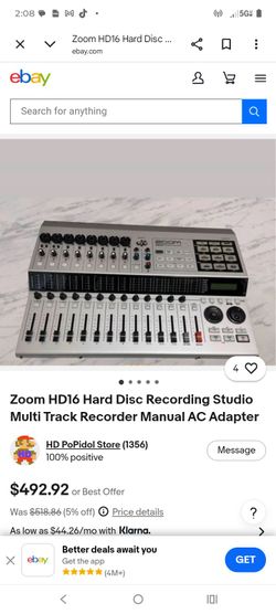 Zoom hd  studio mixer reader writer..crate Cd