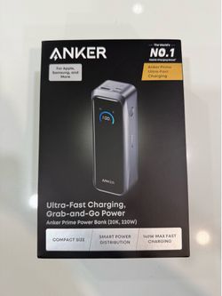 BRAND NEW SEALED Anker Prime Power Bank 20,000mAh 220W (Fast Charges Laptops)