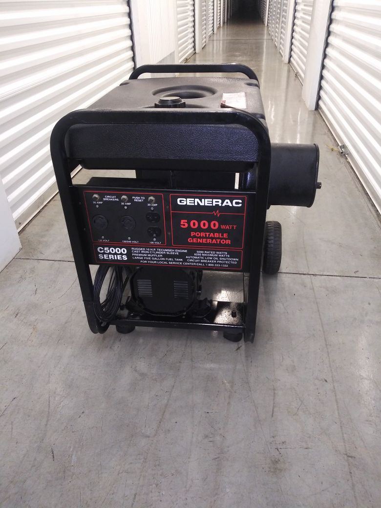 Generac 5000 watt generator