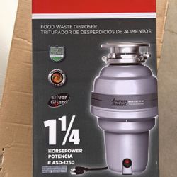 New American Standard 1.25 HP Continuous Feed Kitchen Garbage Disposal with Power Cord