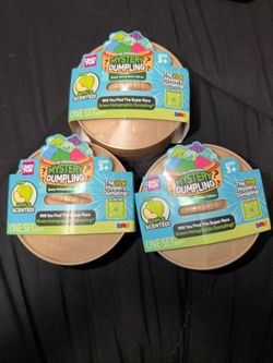 Crazy Fun Mystery Dumpling Green Holographic Edition - Set of 3