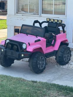 Amazon Best Choice Pink Jeep Wrangler with Parental Remote Control