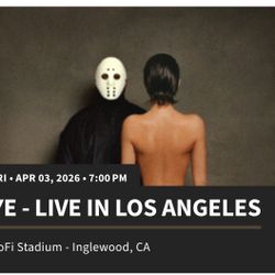 Kanye West @ SOFI on Friday 4/3