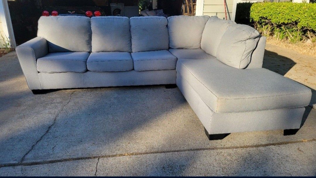 Grey Sectional Couch 