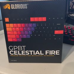 Glorious Gbpt Celestial Fire Keycaps