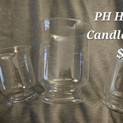 PH Heritage Hurricane Candle Holders
