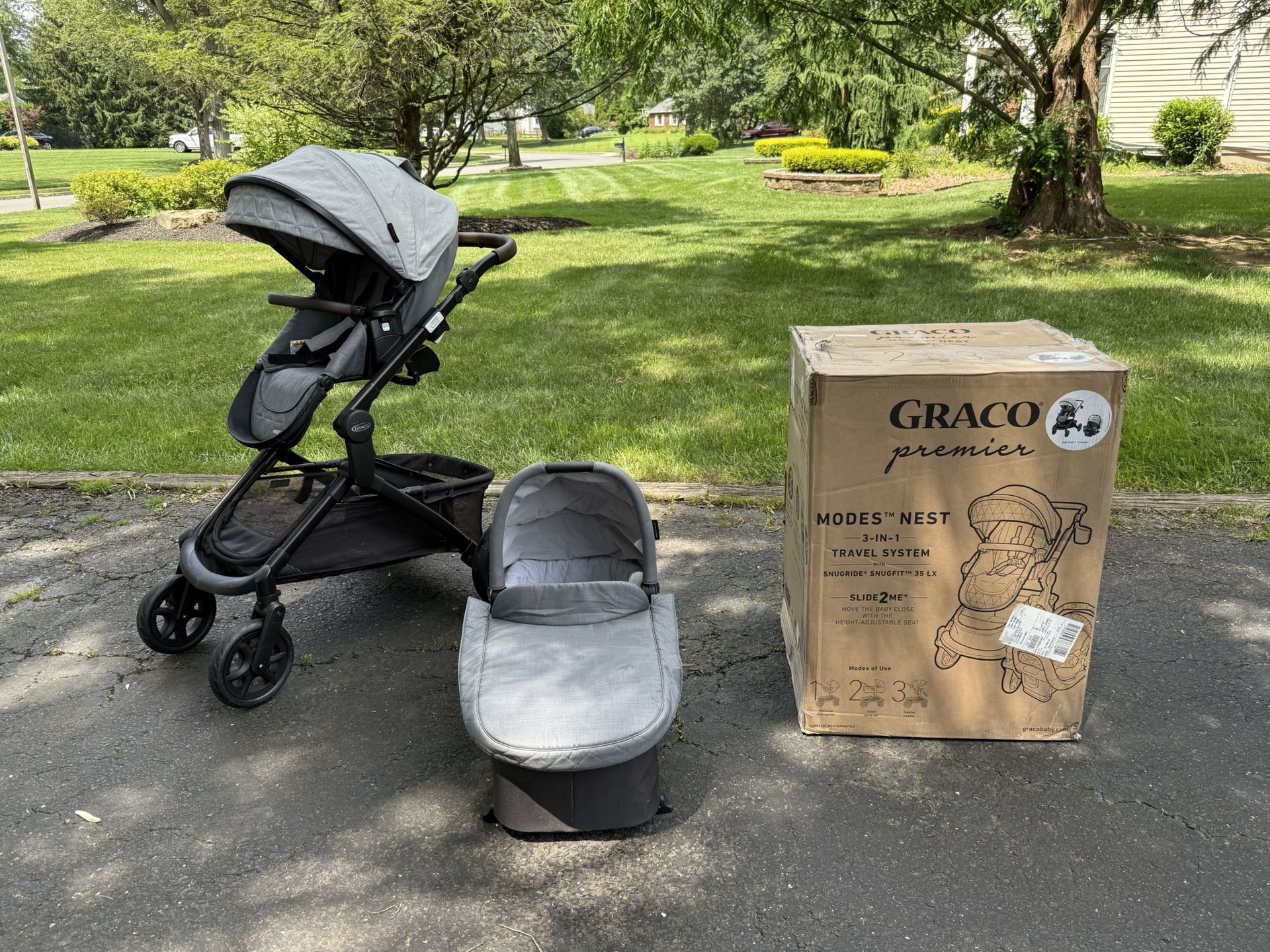 Graco Premier Modes Nest Stroller And Carry Cot