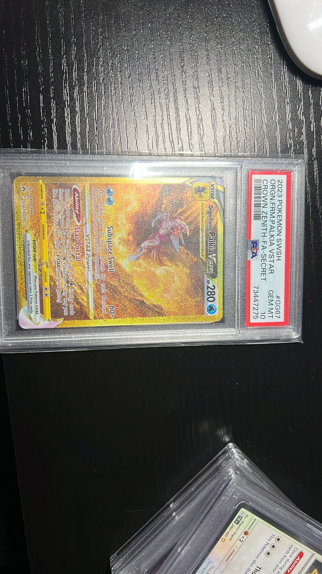 Pokemon Crown Zenith Origin Forme Palkia Vstar PSA 10