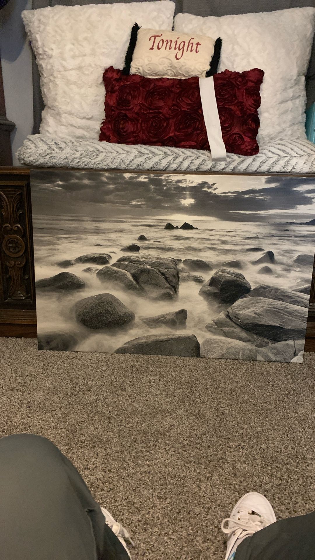 black n white canvas