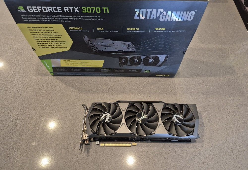 Zotac Gaming 3070ti Triple Fan OC