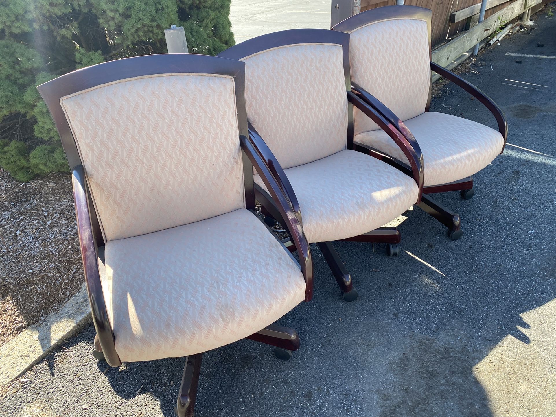 3 Arm Rest Swivel Office Chairs ( $30 Each ) 