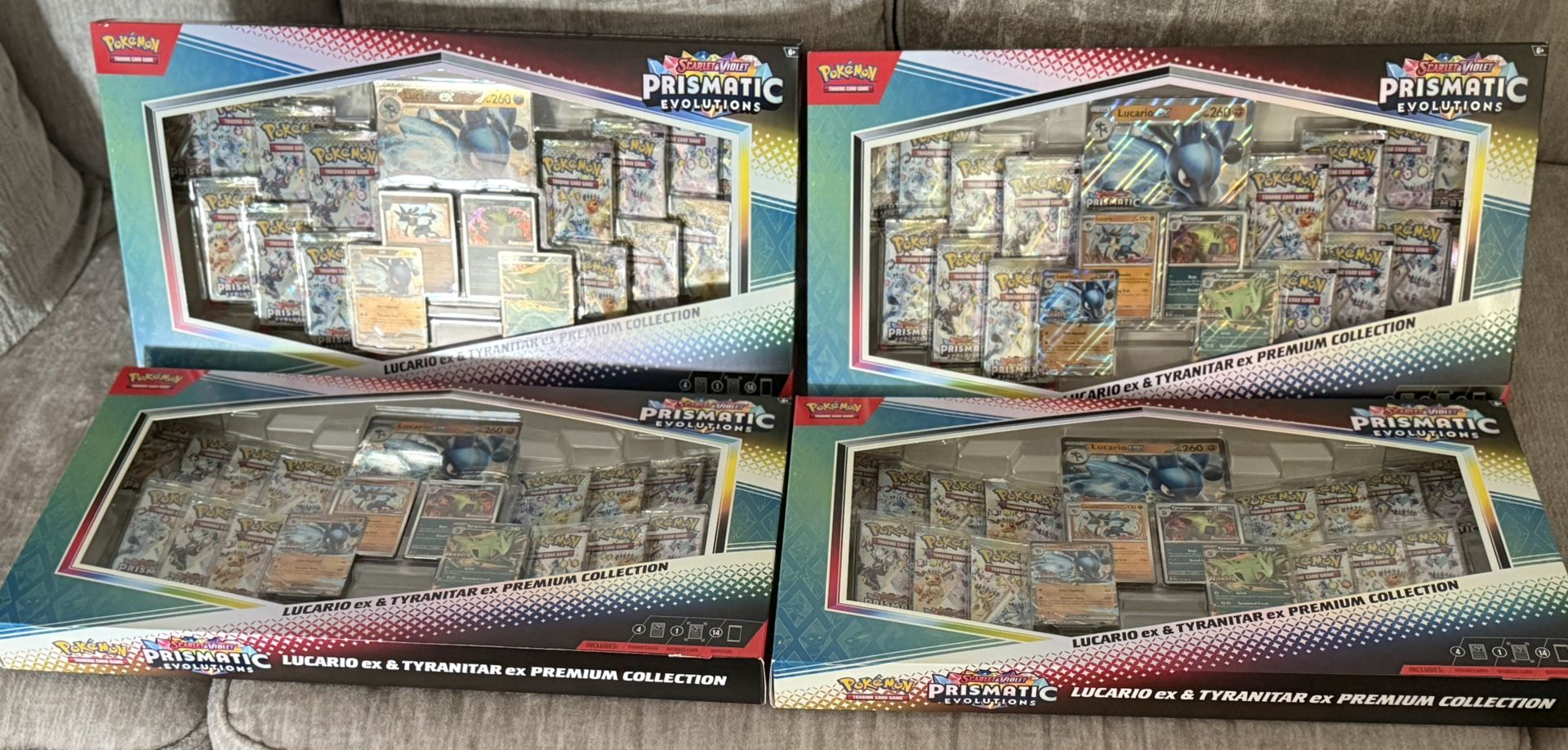 Pokemon Lucario Ex And Tyranitar Ex Premium Collection