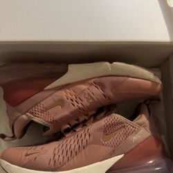 Pink Nike air 270s, size 7.5