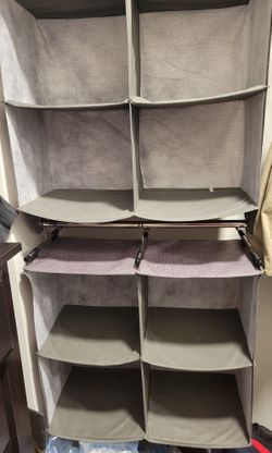 8-Shelf Hanging Closet Organizer
