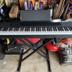 Casio CDP-135 Digital Piano weighted keys