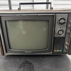 Sony Trinitron CRT TV Vintage Gaming Television 