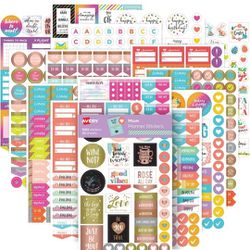 NEW! Avery Mom Planner or Journal Stickers Variety Pack, 30 Sheets of Stickers, (1,682 Stickers) 