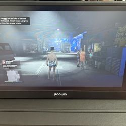 FOOWIN Portable Monitor 15.6" FHD Display 1080P - PC PS5 Xbox Switch Compatible