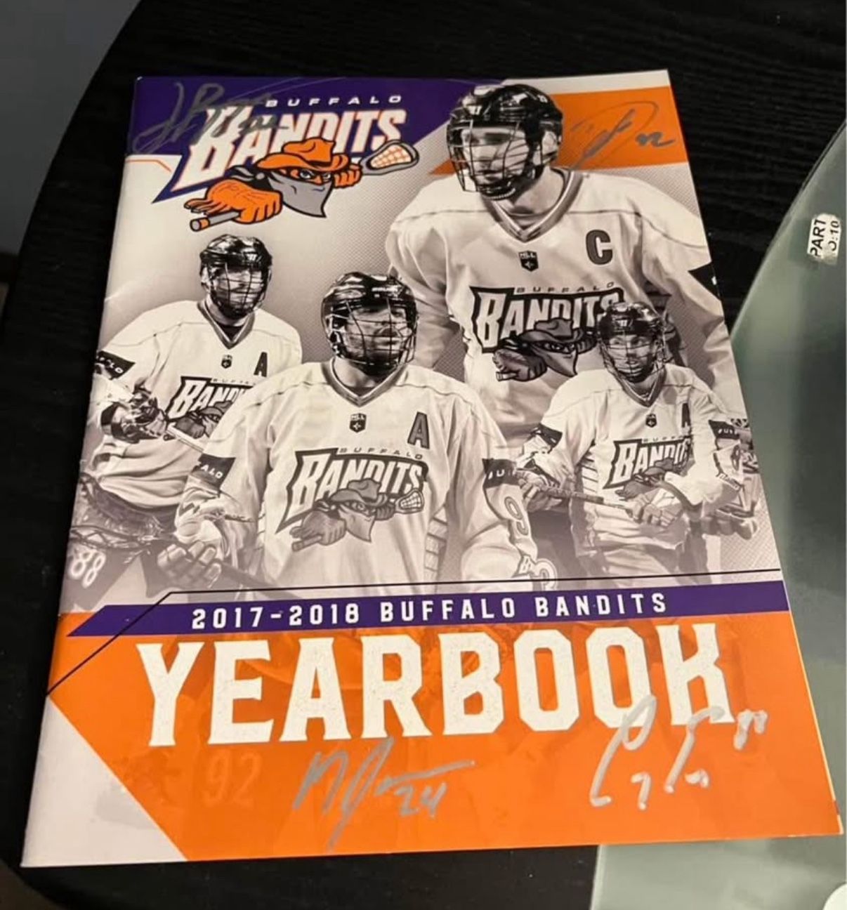 Buffalo Bandits 2017-18 Yearbook Signed!