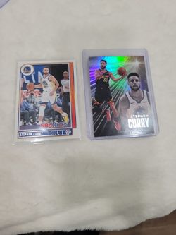 Steph Curry 2 Cards Panini, NBA Hoops