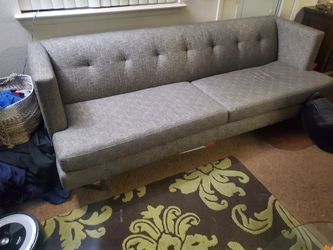 MID-CENTURY modern couch Perfect condition 8 ft. Super nice!!