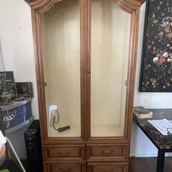 China Cabinet Hutch 