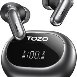 NEW IN BOX| Active Noise Cancelling Wireless Earbuds, LDAC Hi-Res Sound Bluetooth Headphones, 6 Mics AI Call Ear Buds 80H Playtime, Dual Pairing, 32 E