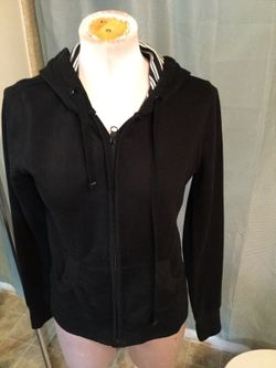 SQ ladies' size small black hoodie