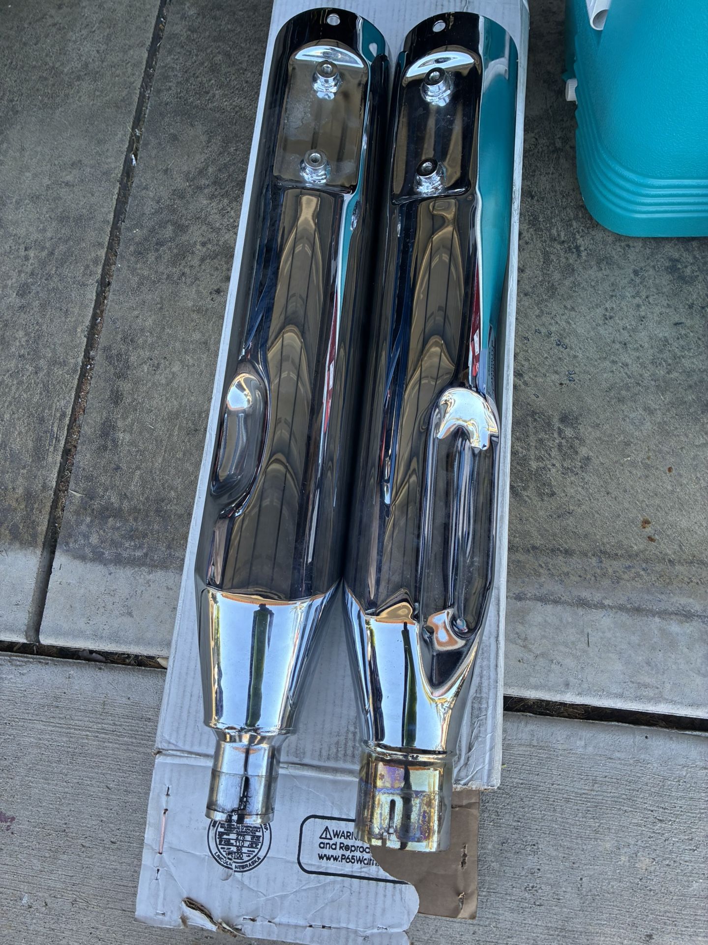Harley Davidson Screaming Eagle Motorcycle Pipes