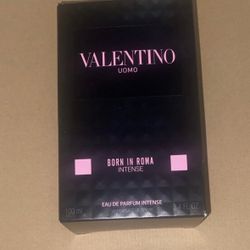 Valentino Men Born In Roma Intense Cologne Perfume Brand New Sealed 3.4 Oz AUTHENTIC, Retail $185 Regalos Valentine