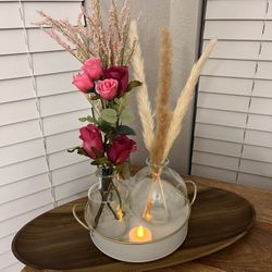 Beautiful Pink Roses Centerpieces - new 