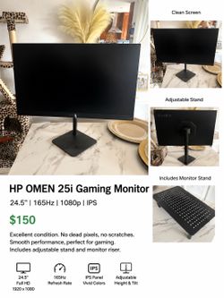 HP OMEN 25i Gaming Monitor