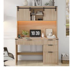 Brand New in box Executive Desk with Hutch 47”W x 67” H