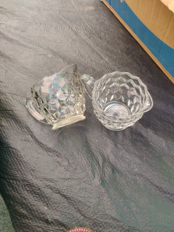 Vintage Fosteria Clear Glass