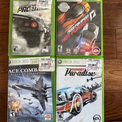 Xbox 360 - Car Racing and Combat games - $20 for all