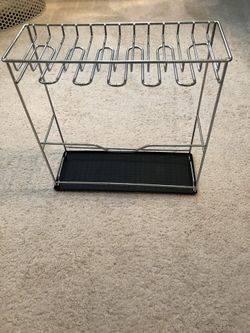 Wine glass drying rack