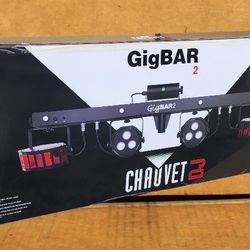 Chauvet DJ Gigbar 2 LED Derbys Strobes UV Blacklight Glow In Dark Laser Light Carrying Case 🚨 Payment Options Available 🚨 