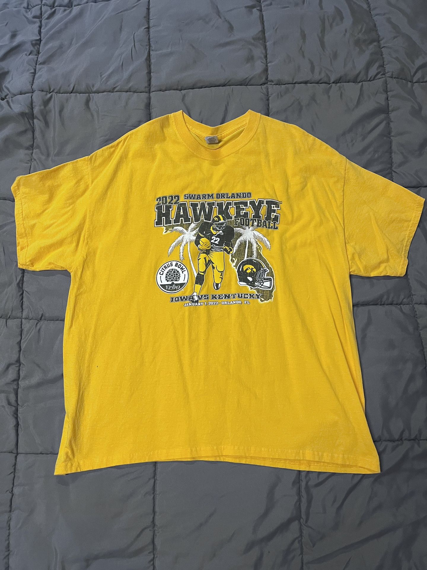 Mens Iowa Hawkeye Citrus Bowl T Shirt