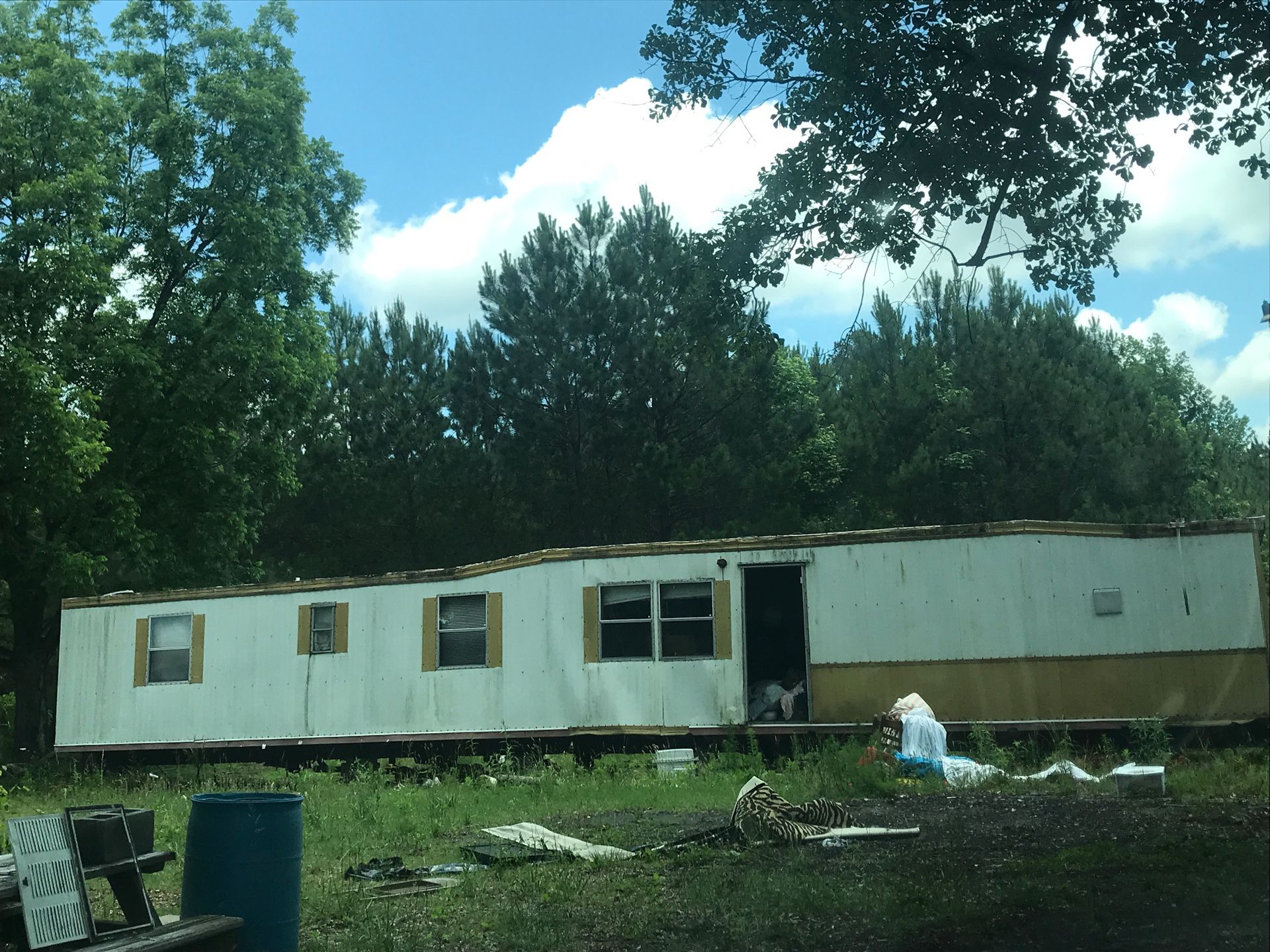 Mobile home for Storage must be moved
