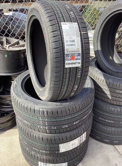 255/45/19 KUHMO EV TIRES NEW TIRES