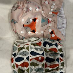 2 Reusable Baby Swim Diapers 0-36 Months/8-36 Pounds  