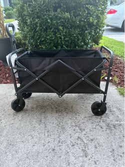 Folding utility wagon